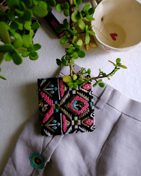 Grace Snap Button Wallet